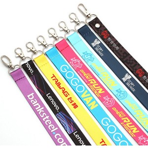 ID Card Holders Lanyards with Customized Heat Transfer Printing Logo