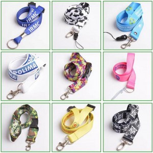 Promotion Printing Polyester Lanyards, Keychain, ID Badge
