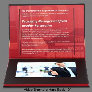 10 inches Video Brochures Invitation Cards