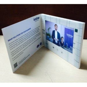 7" Promotional Video Marketing Cards