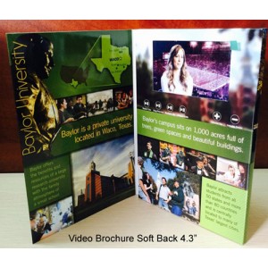 4.3 inch Video Book with 4 Color Process Imprint