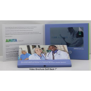 7 inch Video Brochure with 4 Color Process Imprint