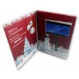 Merry Christmas Video Cards with LCD Screen and Full Color Imprint