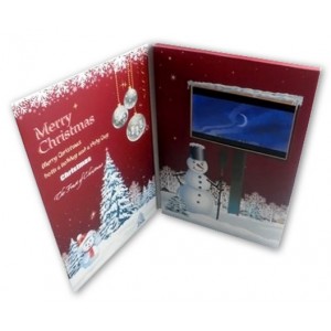 Merry Christmas Video Cards with 4CP Imprint