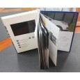HD LCD Screen Video Book with inside Sheets and 4CP Imprint