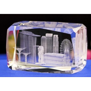 Crystal Models with 3D Subsurface Printing