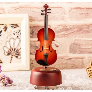 Mini Violin Music Box